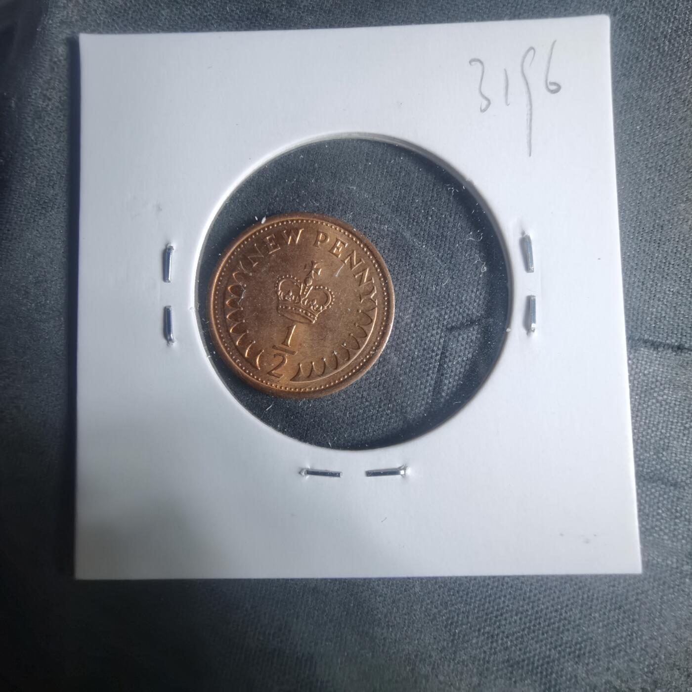 沼泽如烟--第931场 英国1980年半便士