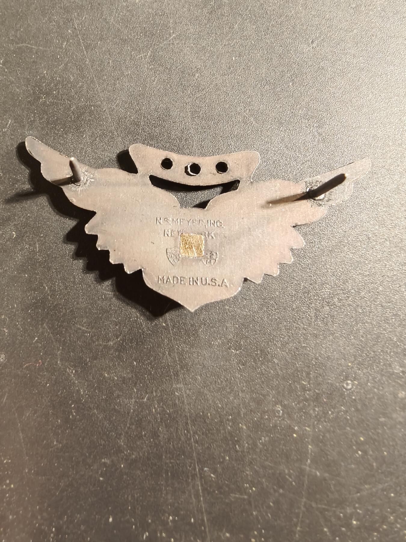 老王徽章第169期 美国海军/海军陆战队战斗机组人员技能章     带厂标    梅耶厂