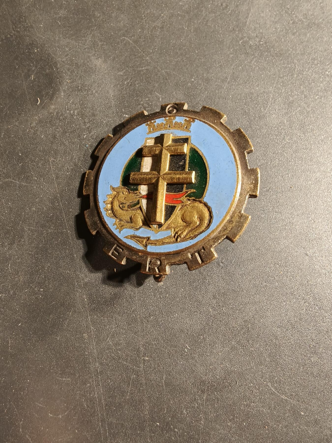 老王徽章第169期 法国陆军第6区运输连证章