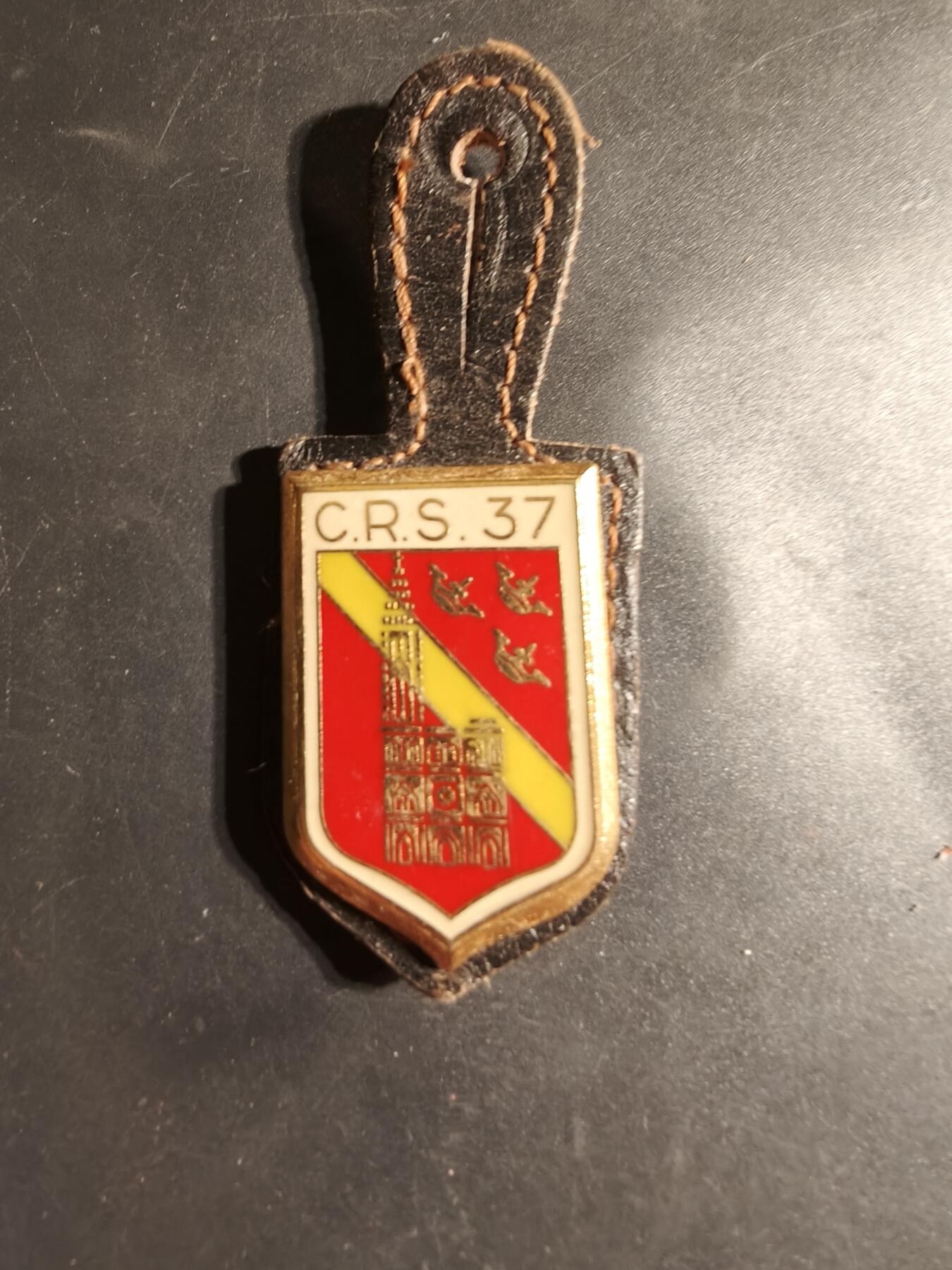 老王徽章第169期 法国国家警察第37防爆连证章