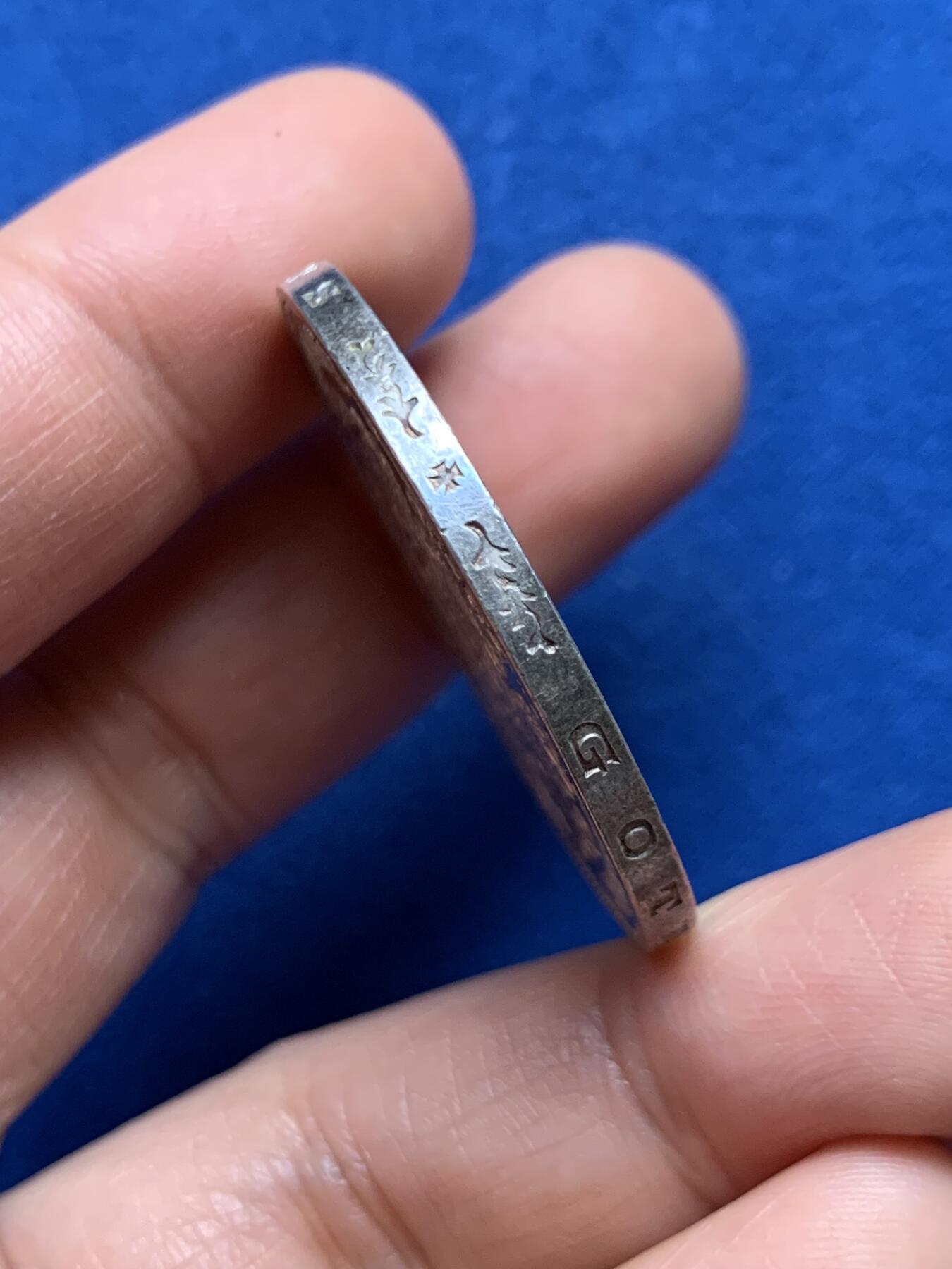 《竞宝斋》第447场 周日，周一，2场连拍 （全场包邮） 德国 1913J 双狮5马克银币 全鬃毛高点清晰 尚有转光 细节见图