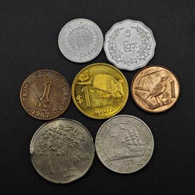 【淘币小摊】实时拍第八百二十七拍   散币场   满百包邮可预留二周 每周一统一发货   - 散币7枚