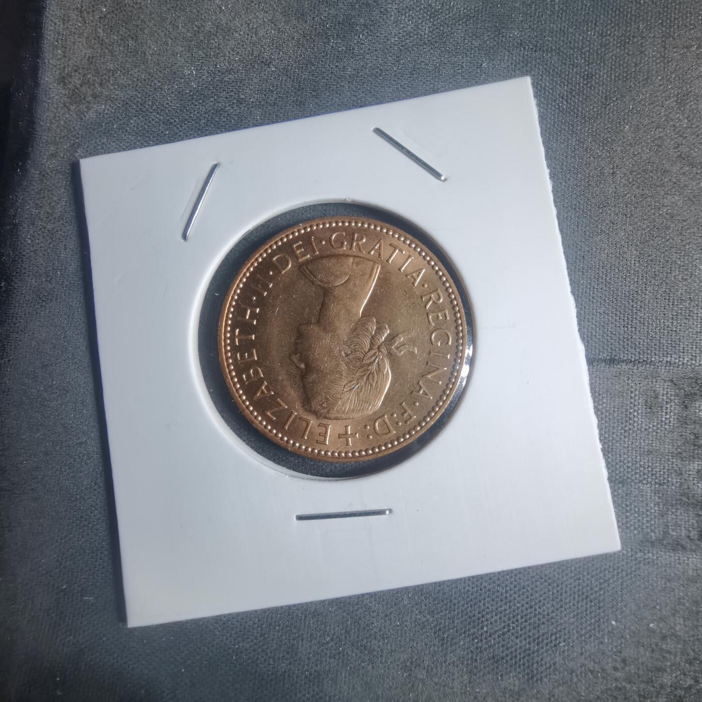 沼泽如烟--第932场 英国1967年半便士