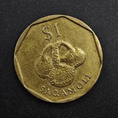 【淘币小摊】实时拍第八百二十七拍   散币场   满百包邮可预留二周 每周一统一发货   - 斐济1998年1元铜币