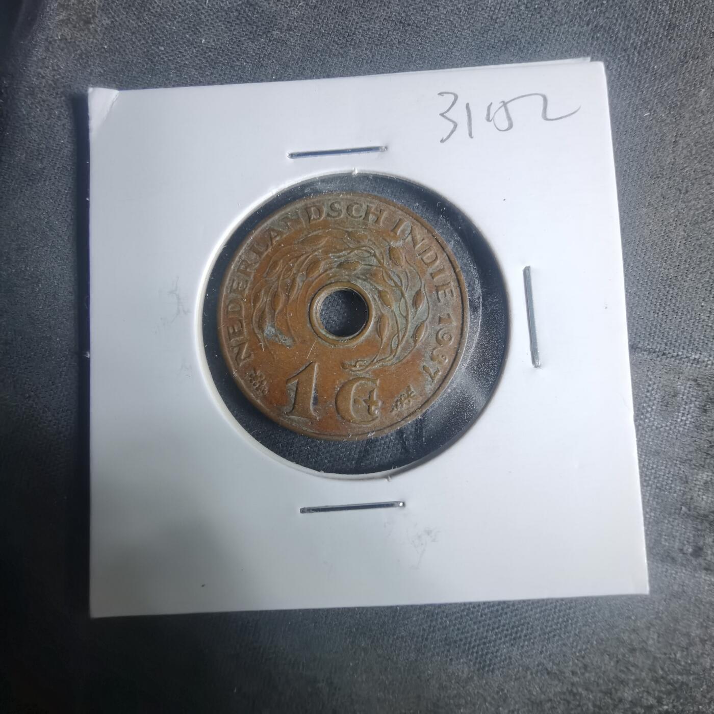 沼泽如烟--第931场 荷属东印度1937年一分