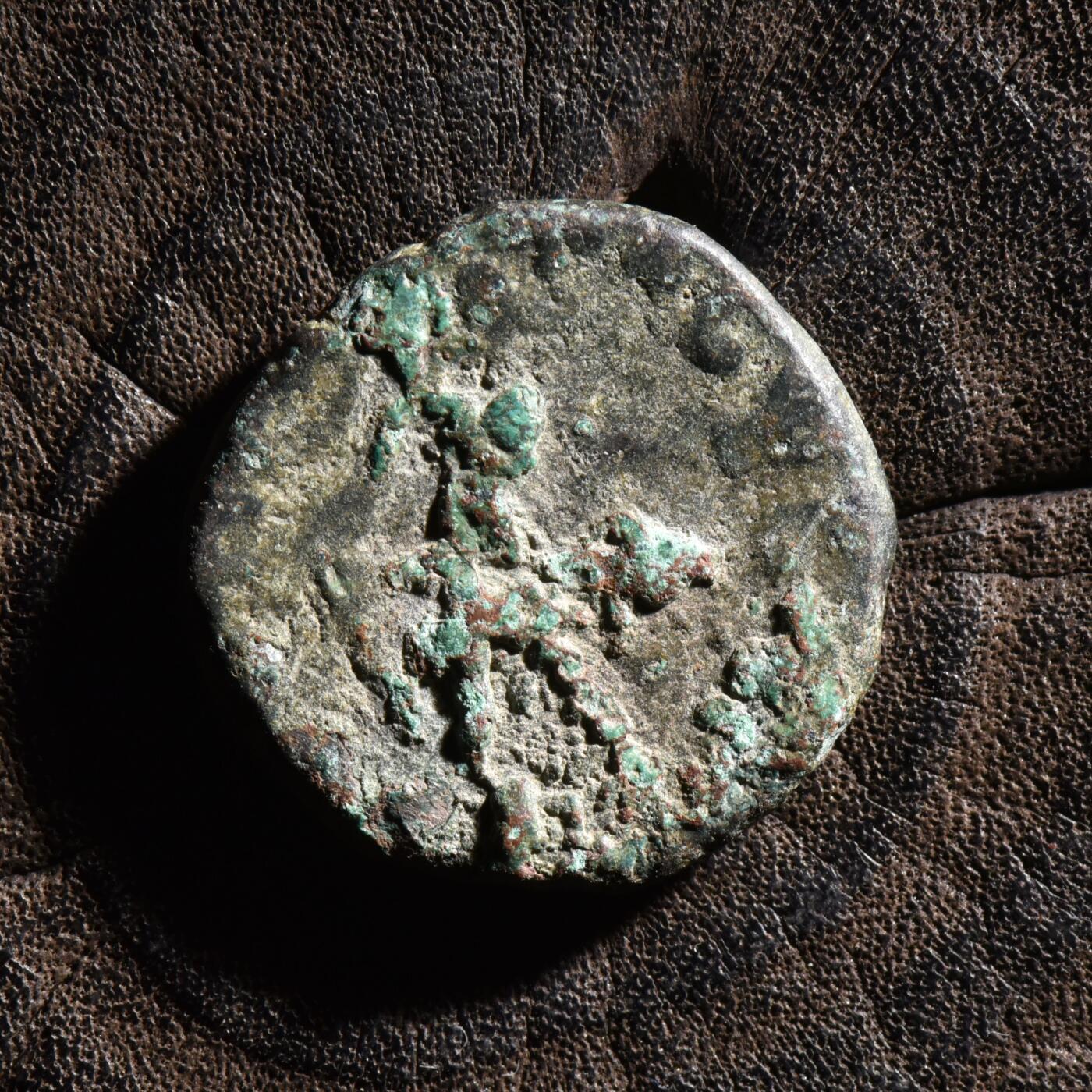 【良泉】【元旦直播场】1月1日晚19.30点开拍！208组西方古代钱币、日本朝鲜花钱 公元15-50年【古印度】贵霜开国国王，丘就却，铜币，7.01克