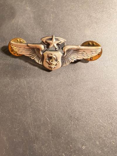 老王徽章第169期 - 美国空军军医高级技能章    925银    2英寸