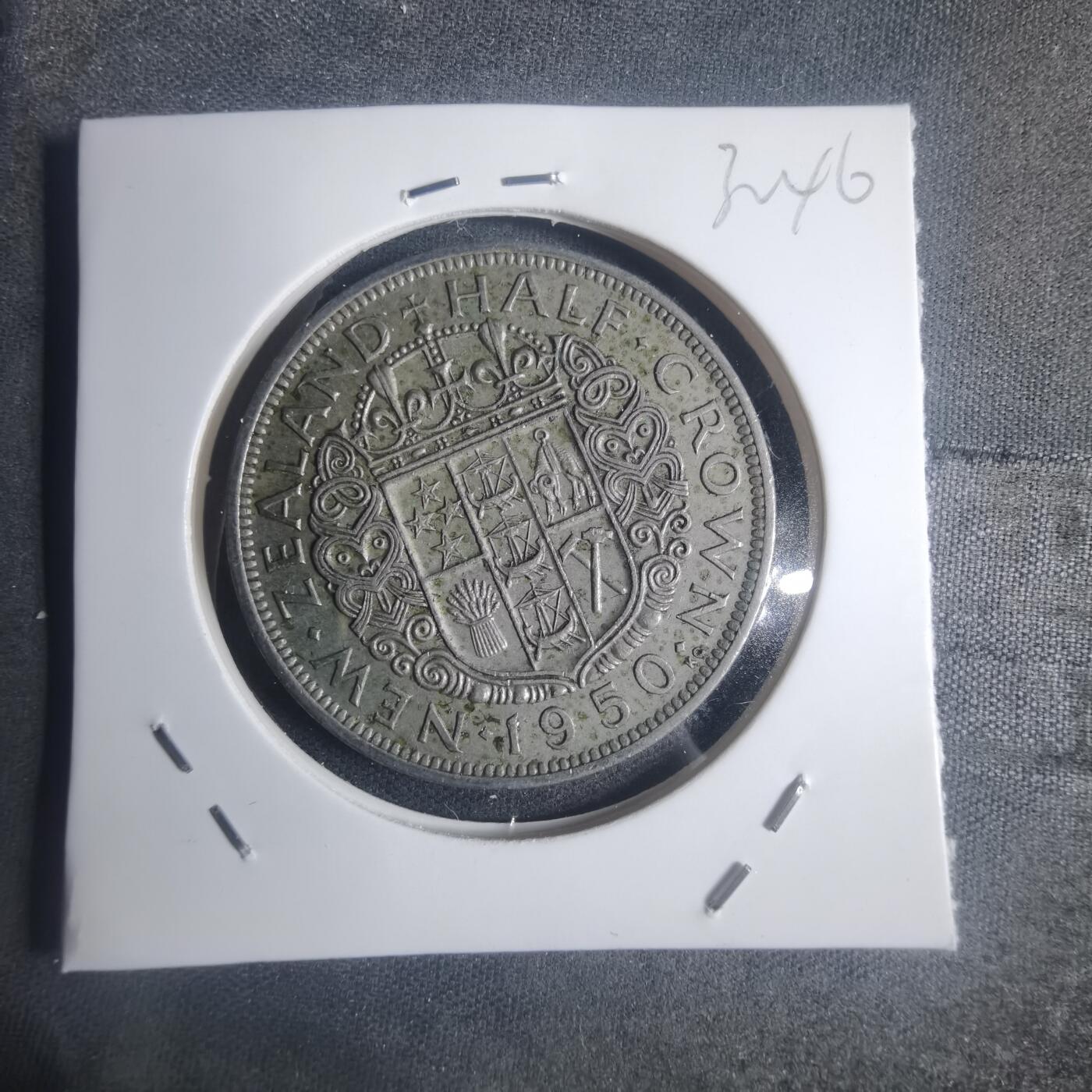 沼泽如烟--第932场 新西兰1950年半克朗