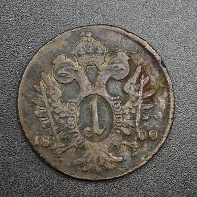 【淘币小摊】实时拍第八百二十七拍   散币场   满百包邮可预留二周 每周一统一发货   - 奥地利1800年1克鲁泽铜币