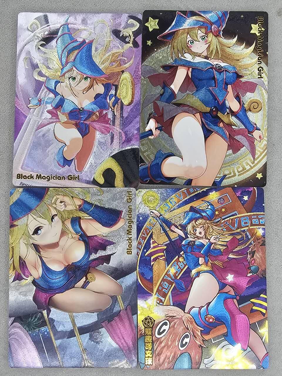 龙虎卡牌六七场 （无佣金，周六结拍，欢迎送拍） 粗闪4张 奇点 女黑魔导