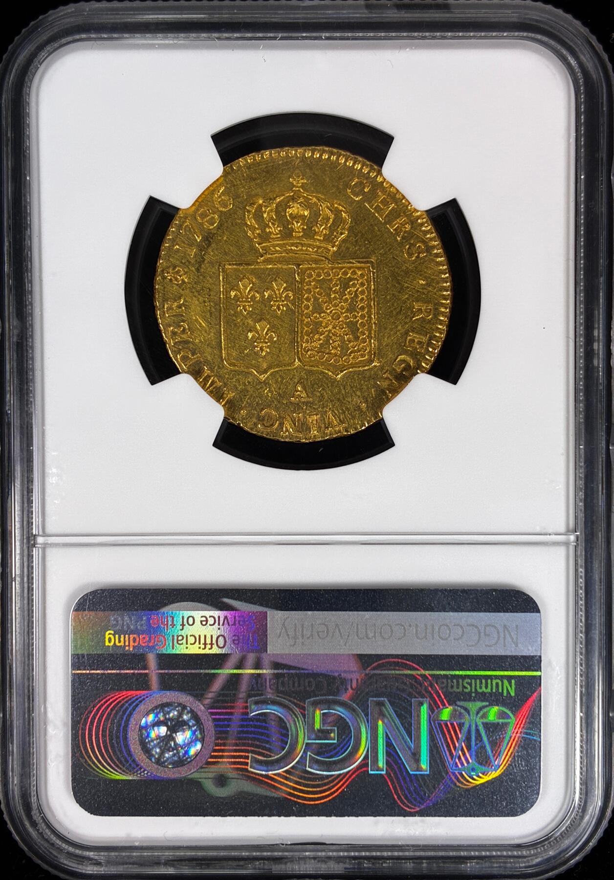 【雨安】【直播拍卖】【世界币章121期-评级币】2025-12-20 周六 19:30 保真 [金币] France 法国 2路易金 1796年 路易十六  NGC-MS61 MS品相常难得