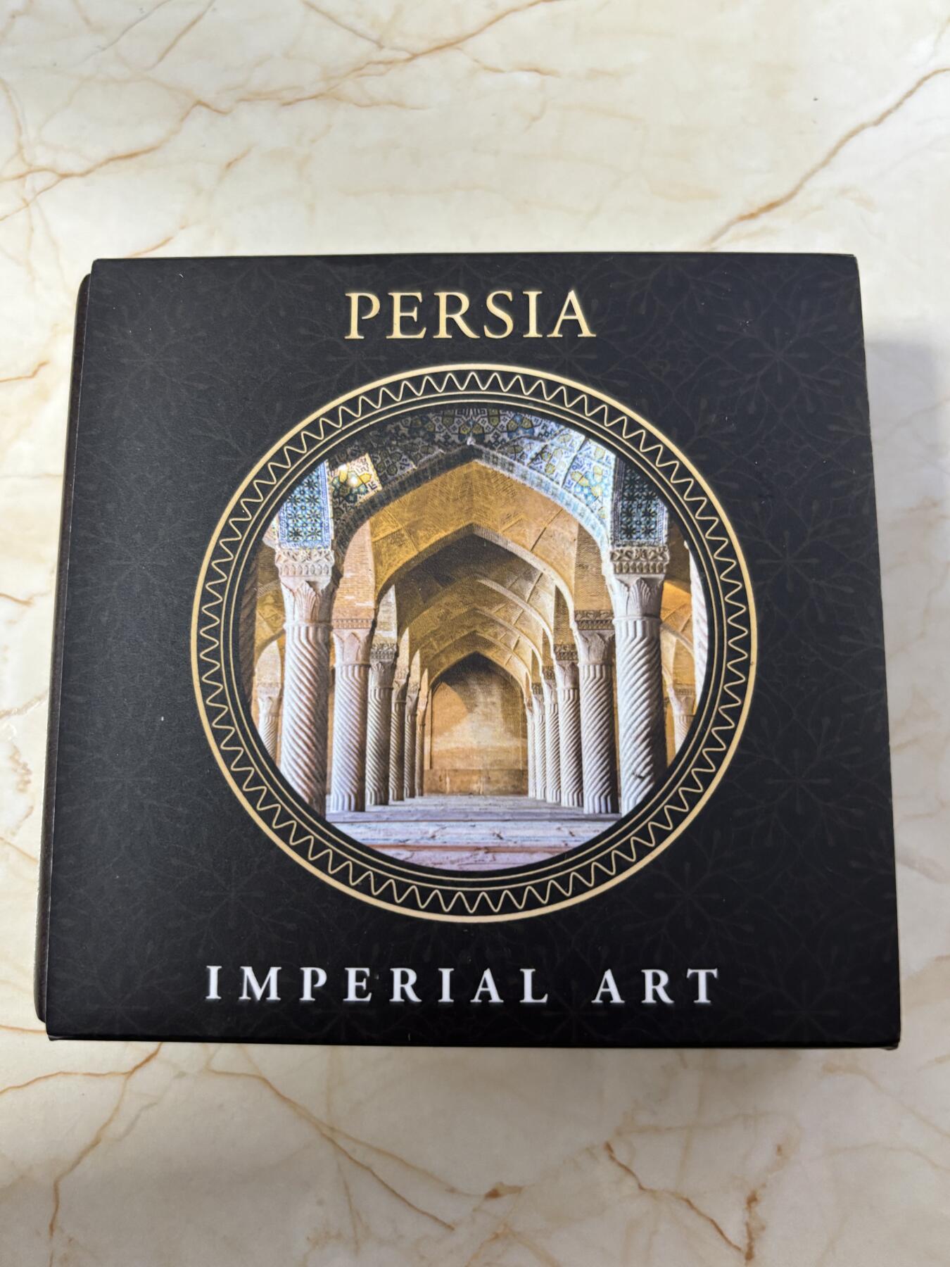 第186期拍卖 纽埃2022年古文明系列波斯文明2盎司纪念银币，999银，发行500枚