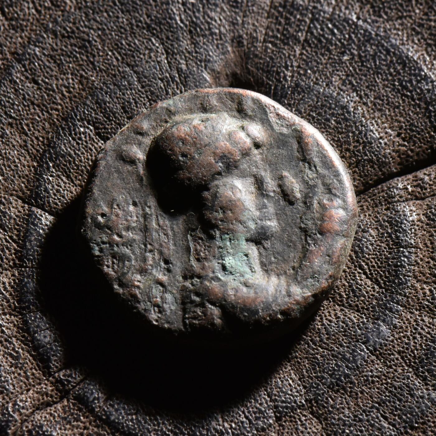 【良泉】【元旦直播场】1月1日晚19.30点开拍！208组西方古代钱币、日本朝鲜花钱 公元55-100年【古印度】贵霜第二任国王，威玛·塔克图，铜币，8.76克