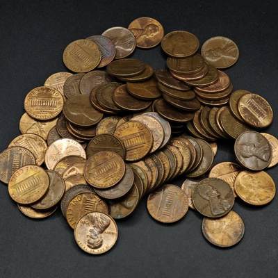 【淘币小摊】实时拍第八百二十七拍   散币场   满百包邮可预留二周 每周一统一发货   - 美国1分铜币100枚