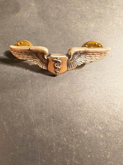 老王徽章第169期 - 美国空军军医技能章    925银    2英寸