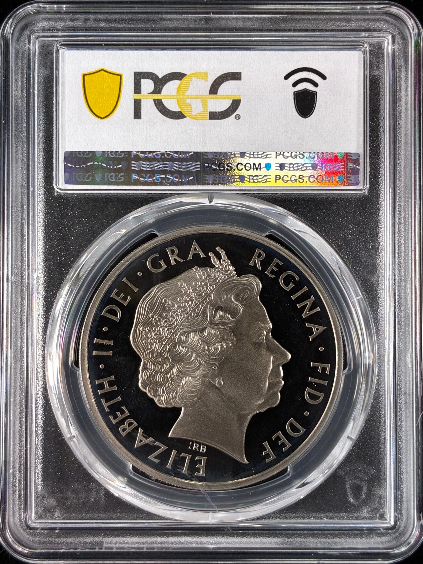 【雨安】【直播拍卖】【世界币章121期-评级币】2025-12-20 周六 19:30 保真 [评级现代] Great Britain 英国 5镑 2011年 菲利普王子 PCGS-PR68DCAM 精制