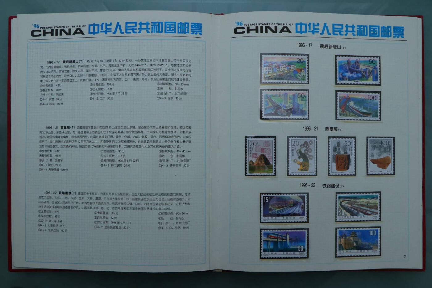 【淘币小摊】限时拍第八百三十拍  散币纸币邮票场  满百包邮可预留两周  周一统一发货   邮政1996年年票