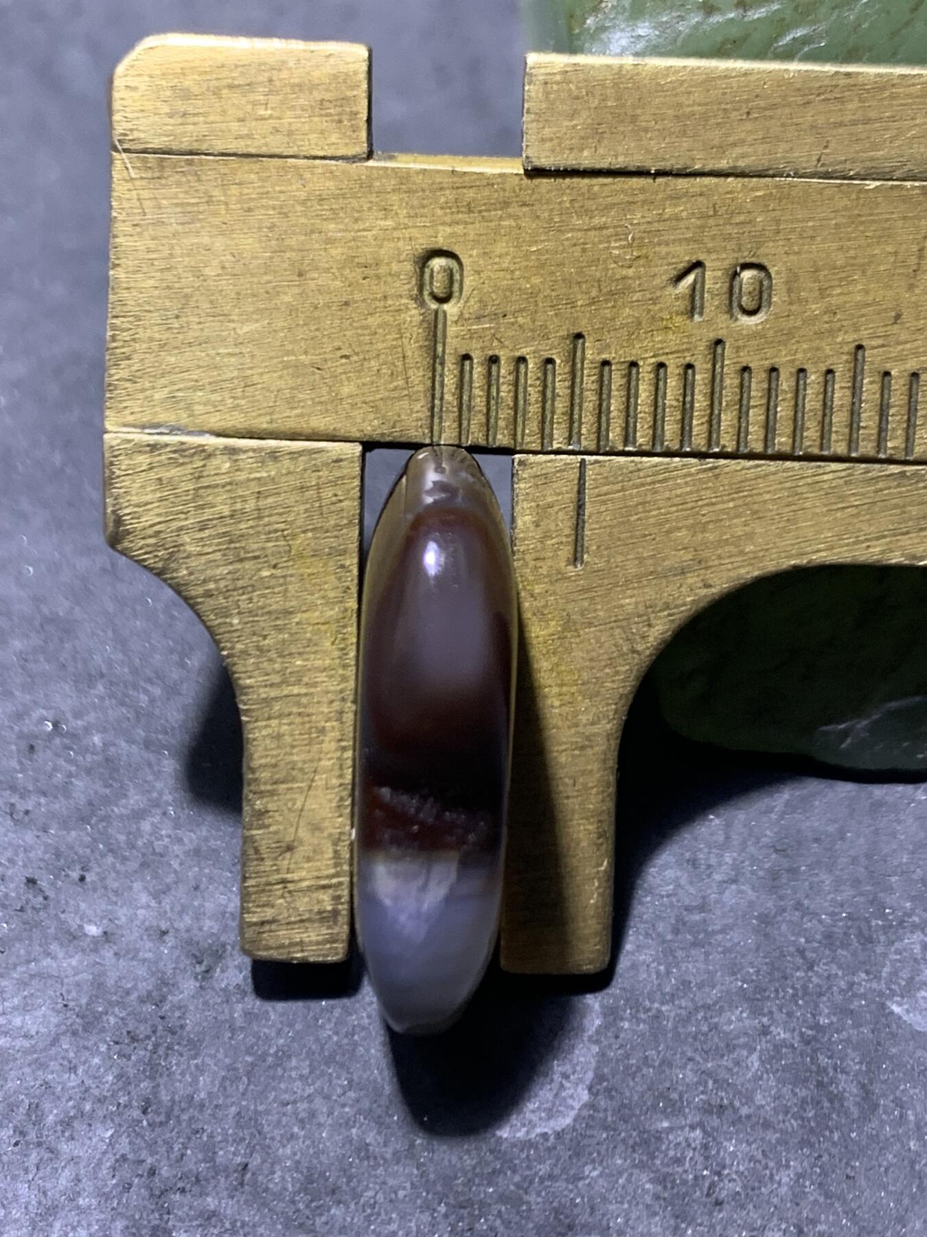 高玉化巴西玛瑙爱心形通货吊坠！