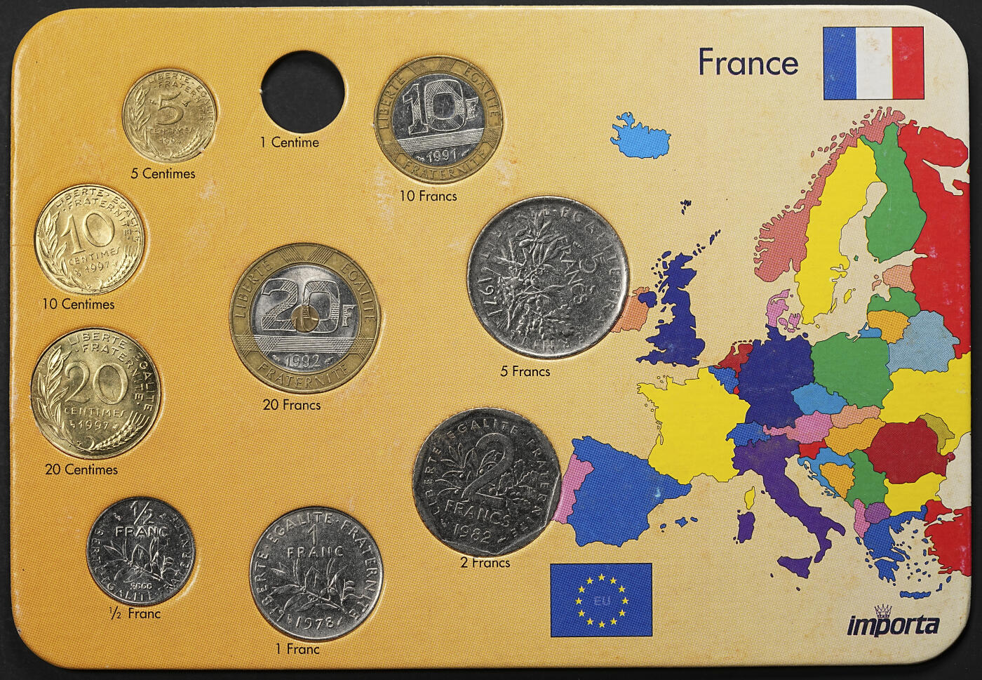 修遠堂世界钱币第九十七期 欧洲套币6套 其中法国缺1枚