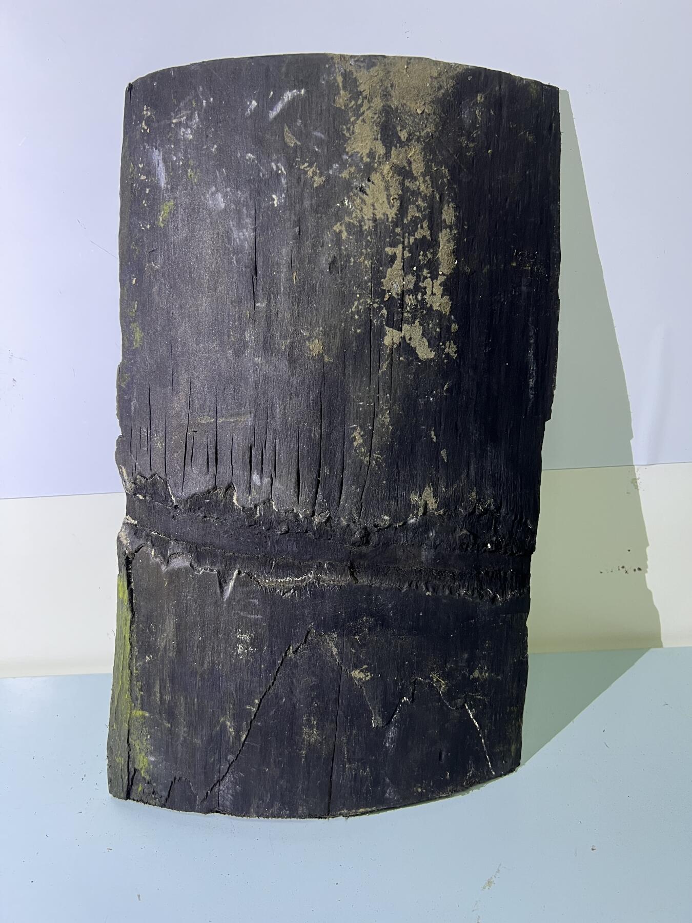 零元拍：B1-2 金丝楠 牌子料  带皮 满金丝 果香满满 尺寸：33/20/2.8CM