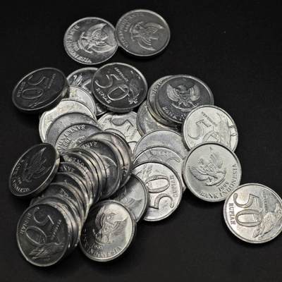 【淘币小摊】实时拍第八百二十七拍   散币场   满百包邮可预留二周 每周一统一发货   - 印尼50卢比铝币31枚