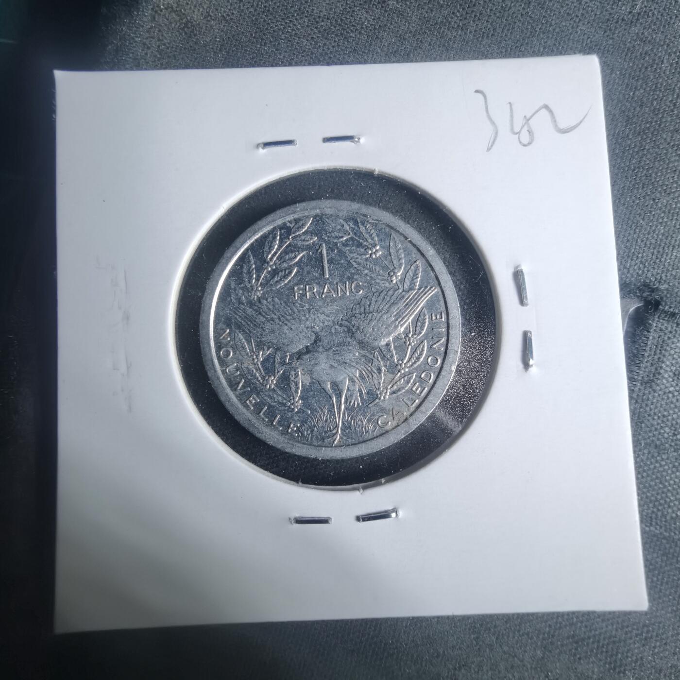 沼泽如烟--第931场 法属新喀里多尼亚1988年1法郎