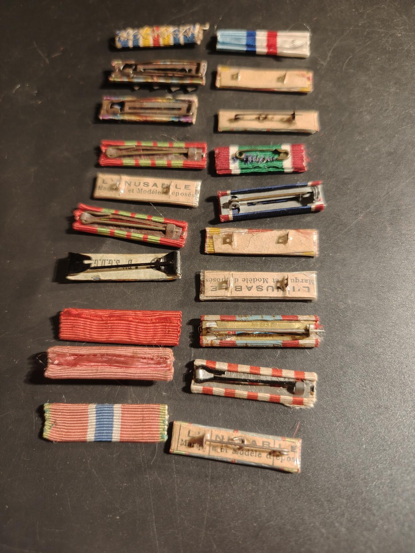 老王徽章第169期 法国勋略20枚 军官级、骑士级荣誉军团、4条二战纪念、战伤、殖民、一战二战十字、一战纪念等