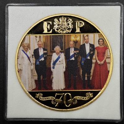 【淘币小摊】实时拍第八百二十七拍   散币场   满百包邮可预留二周 每周一统一发货   - 直布罗陀2021年女王1克朗精制纪念币