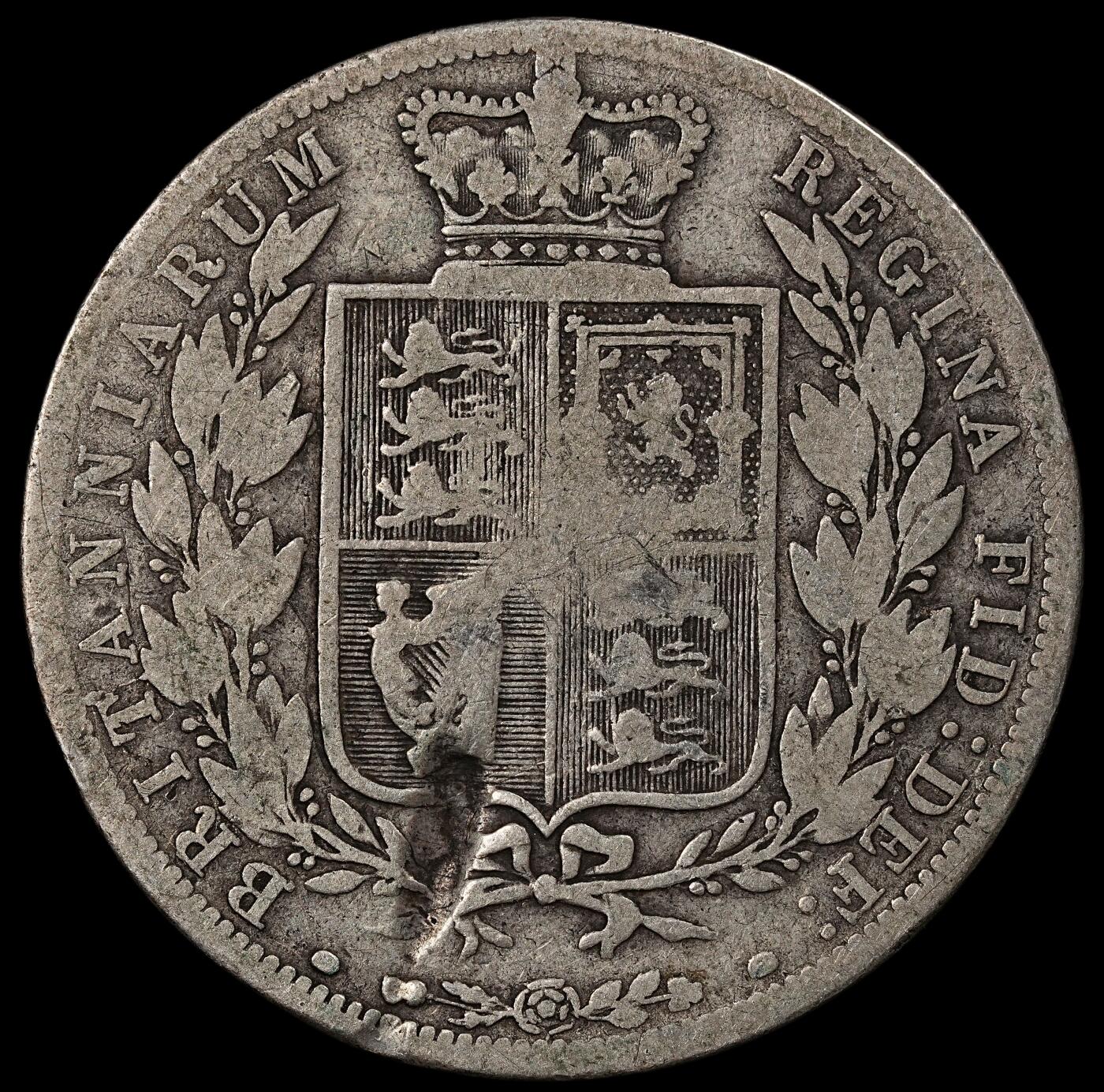 修遠堂世界钱币第九十七期 1881年英国1/2克朗银币 13.42g，925银