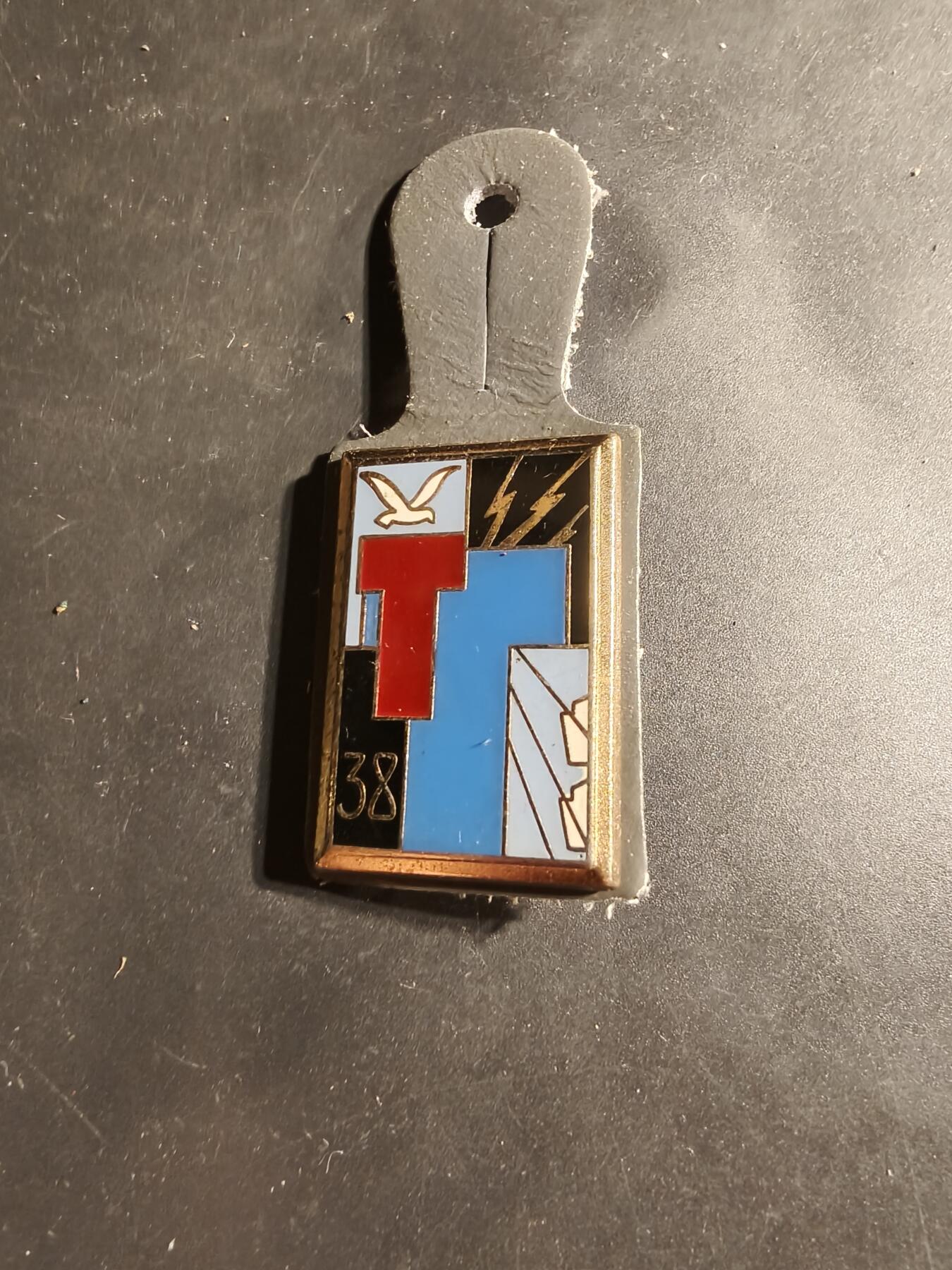 老王徽章第169期 法国陆军第38通信团证章