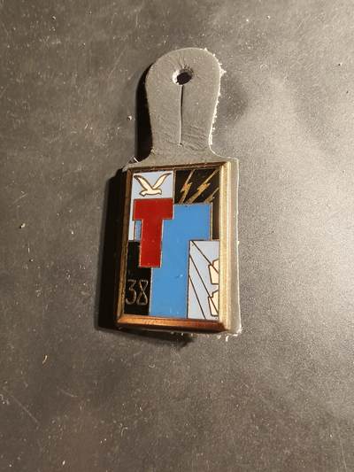 老王徽章第169期 - 法国陆军第38通信团证章