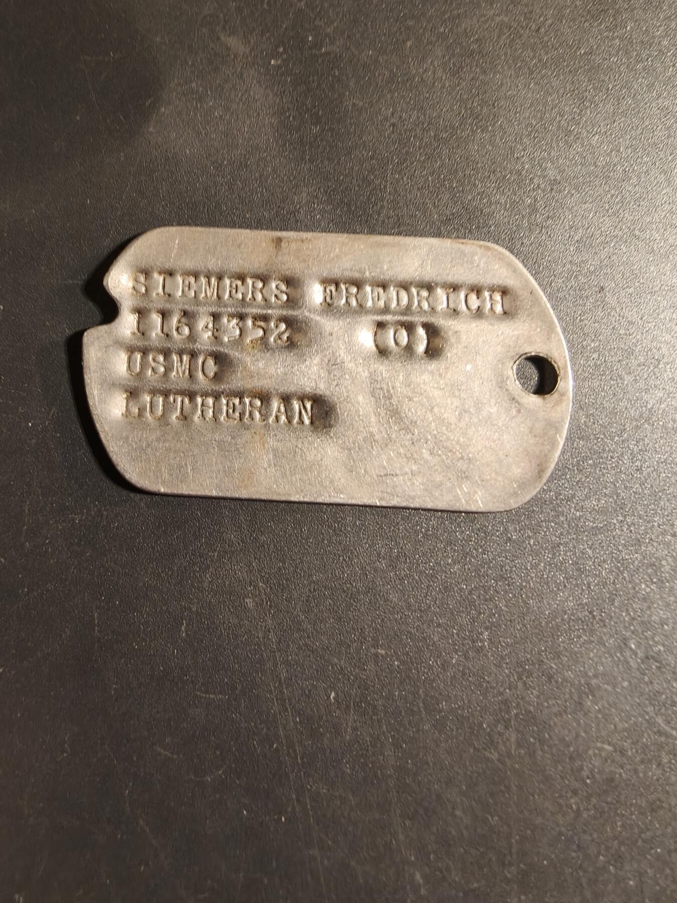 老王徽章第169期 美国海军陆战队狗牌     路德宗人士
