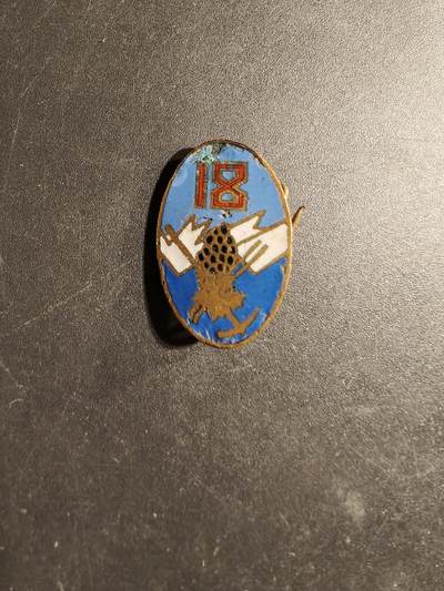 老王徽章第169期 - 法国陆军第18山地团证章