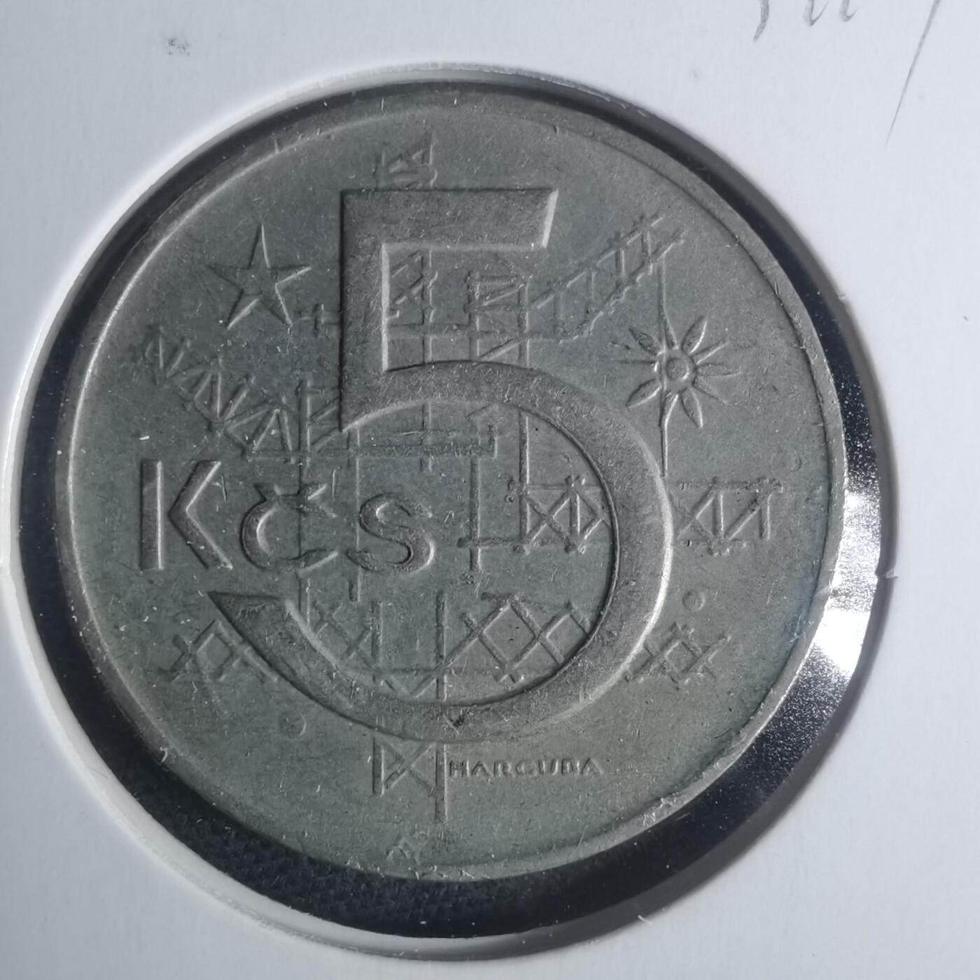 沼泽如烟--第931场 捷克斯洛伐克1968年5克朗