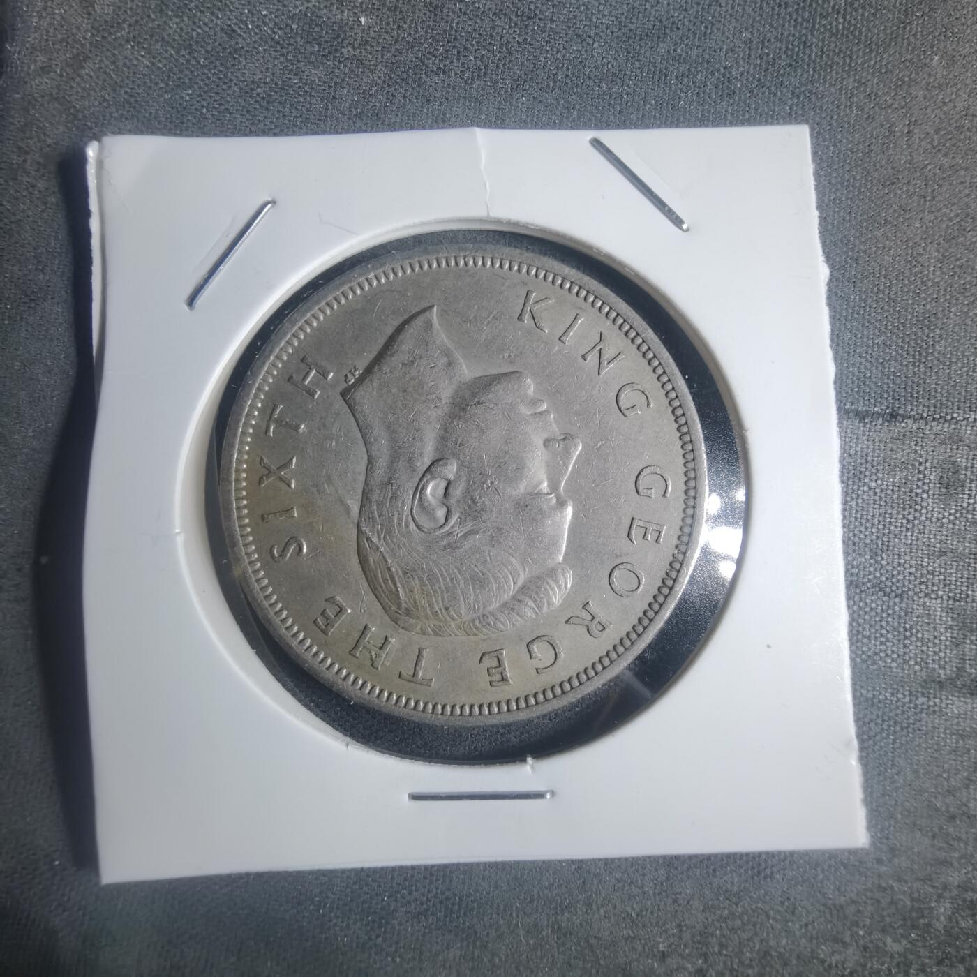 沼泽如烟--第932场 新西兰1951年半克朗