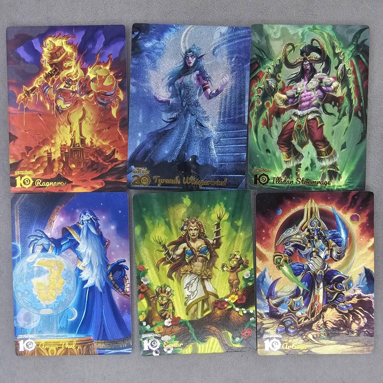 龙虎卡牌六七场 （无佣金，周六结拍，欢迎送拍） 粗闪6张 奇点 暴雪游戏