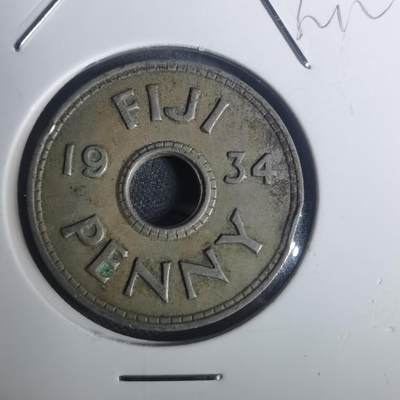 沼泽如烟--第932场 - 斐济1934年1便士