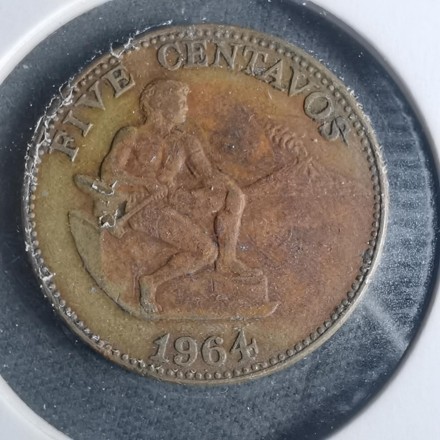 沼泽如烟--第931场 菲律宾1964年五分