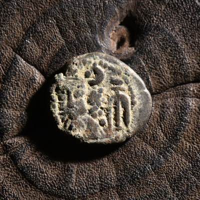 【良泉】【元旦直播场】1月1日晚19.30点开拍！208组西方古代钱币、日本朝鲜花钱 - 公元1世纪【埃兰】奥罗德斯一世（卡姆纳斯基尔）铜币，3.32克