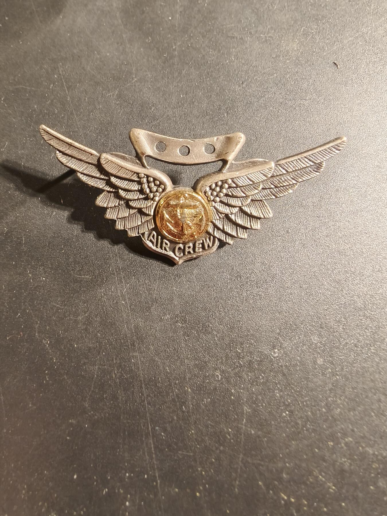 老王徽章第169期 美国海军/海军陆战队战斗机组人员技能章     带厂标    梅耶厂