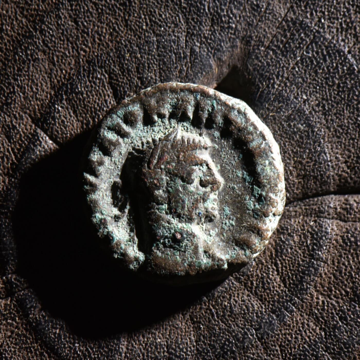 【良泉】【元旦直播场】1月1日晚19.30点开拍！208组西方古代钱币、日本朝鲜花钱 【藏家出品B】古罗马埃及行省，戴克里先。公元287-288年，亚历山大港造币厂打制，公正女神，银铜合金四德拉克马，7.29克