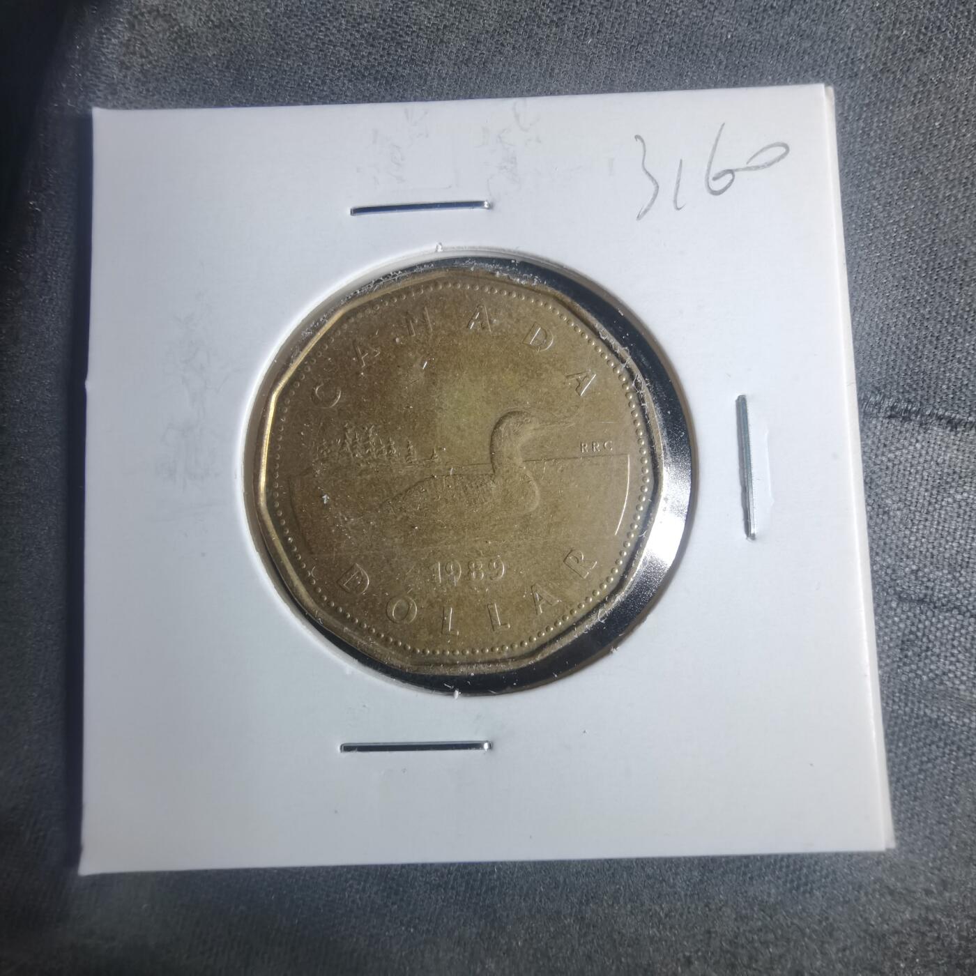 沼泽如烟--第931场 加拿大1989年一元