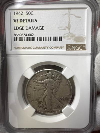 12.25银币、套币、精制币专场 - 1942年行走的自由女神50C银元