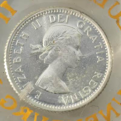 Krab外币市集Vol.26 - 加拿大1963年10分银币