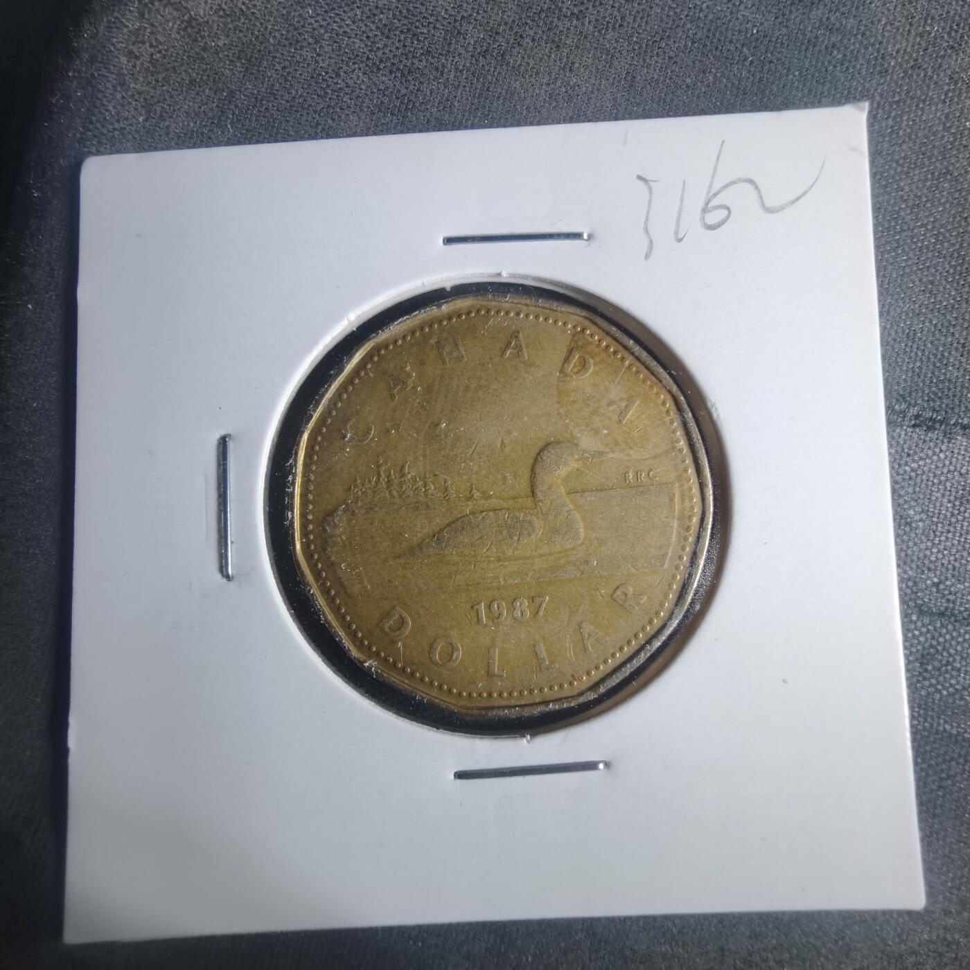 沼泽如烟--第931场 加拿大1987年一元