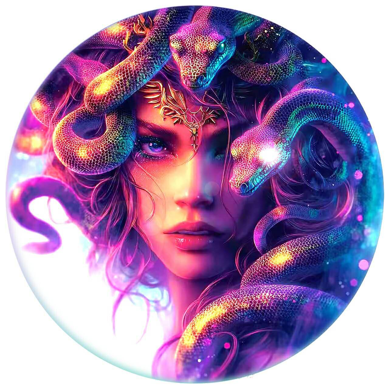 【期货】利比里亚2026年梦幻世界3美杜莎1盎司大尺寸双面彩银币