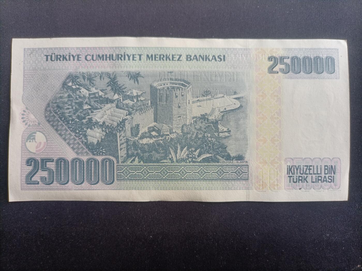 【游宝拍卖】乙巳蛇年96期 周四集拍 土耳其-25万里拉【近新品相AU】