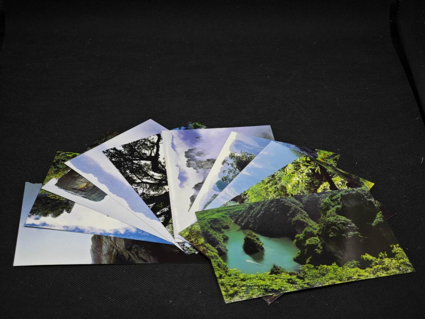 【淘币小摊】限时拍第八百三十拍  散币纸币邮票场  满百包邮可预留两周  周一统一发货    武陵源风光邮资明信片10张