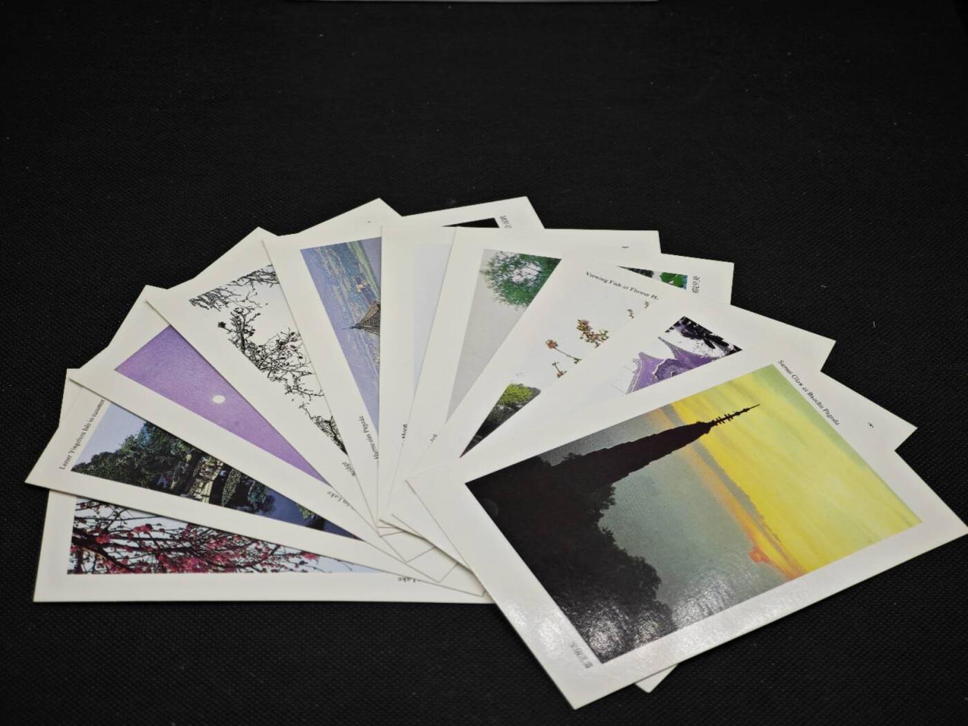 【淘币小摊】限时拍第八百三十拍  散币纸币邮票场  满百包邮可预留两周  周一统一发货  杭州西湖风光邮资明信片10张