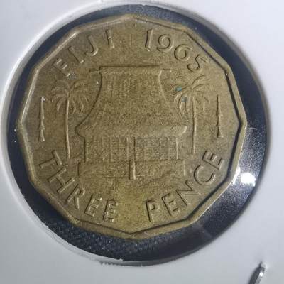 沼泽如烟--第932场 - 斐济1965年3便士